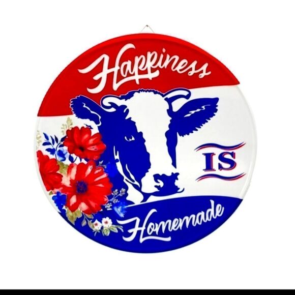 Flash SALE 1/2 PRICE Pioneer Woman cow sign. Gift Idea 🌺 was $49 - Picture 1 of 3
